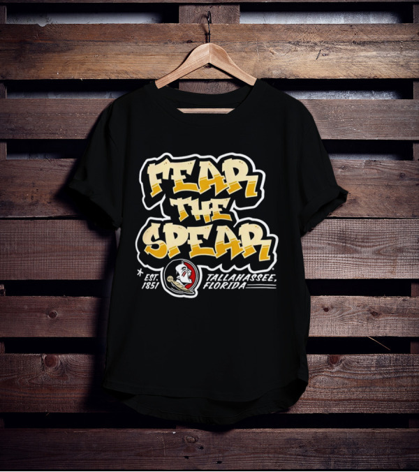 Fear The Spear Tallahassee Florida Est. 1851 T-Shirt