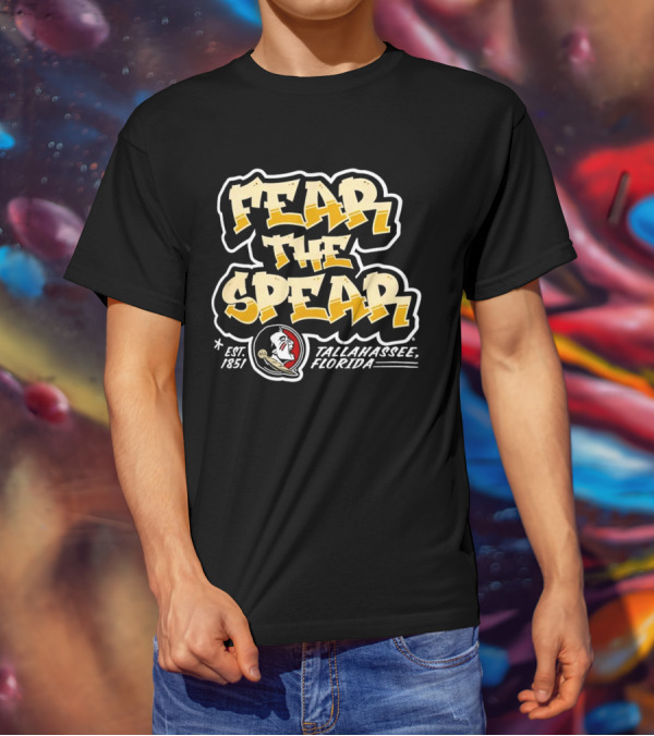 Fear The Spear Tallahassee Florida Est. 1851 T-Shirt