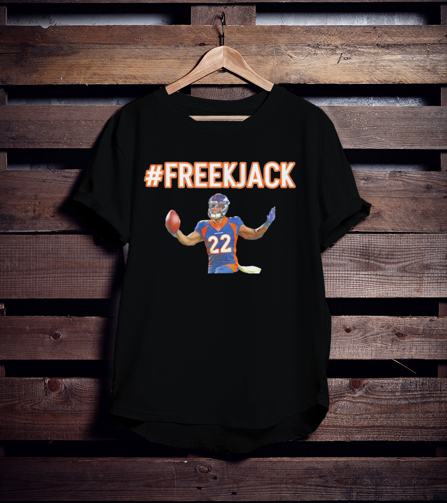 Mile High #FreeKJack Football Player 22 T-Shirt