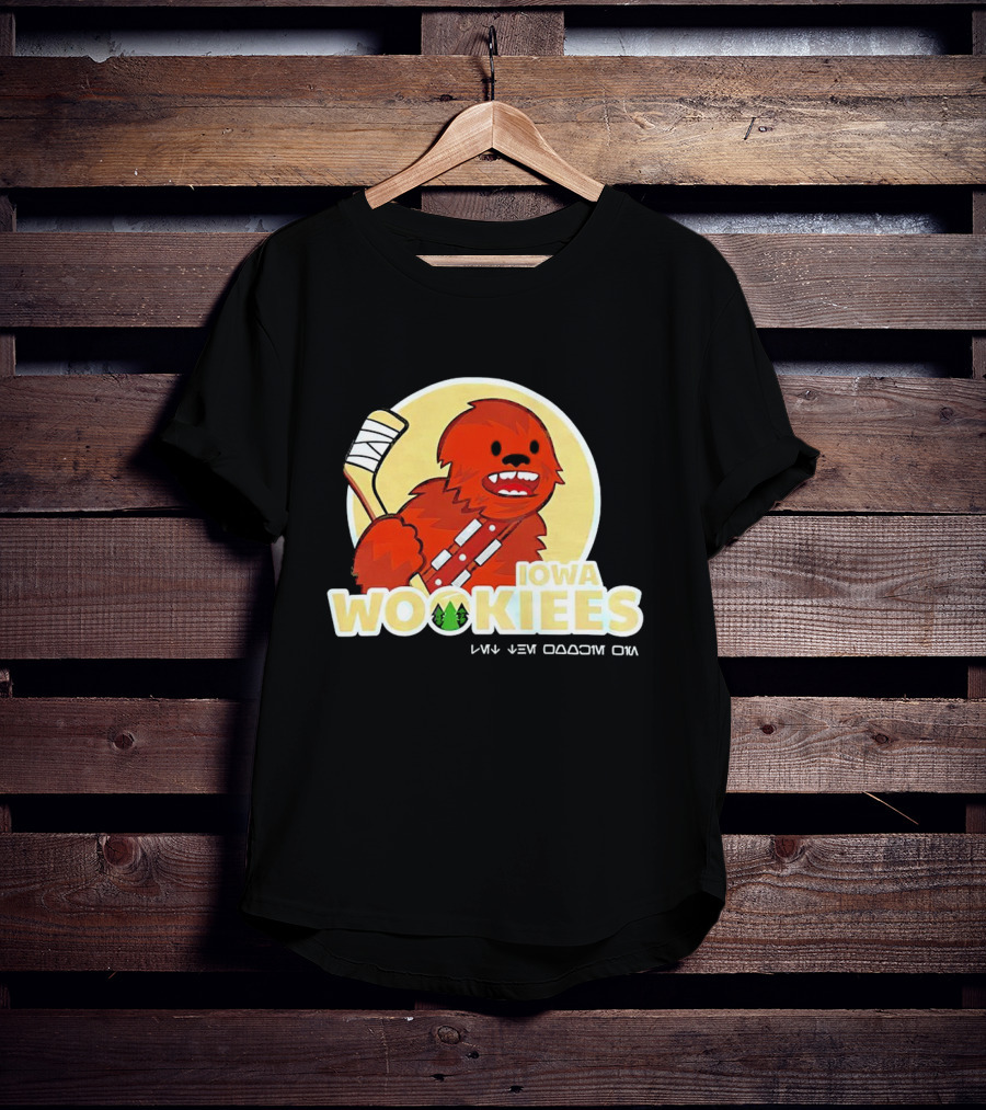 Iowa Wookiees Hockey Team Chewbacca Inspired Sports T-Shirt