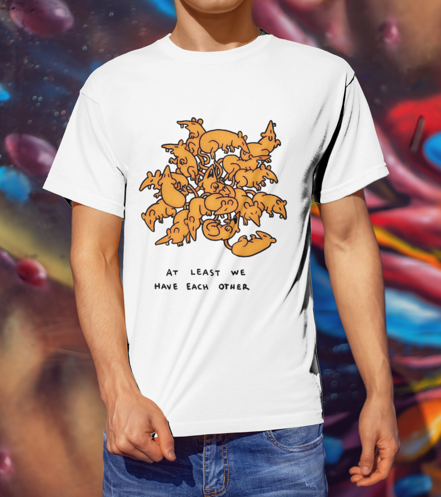 At Least We Have Each Other Ratking Group Of Cartoon Rats T-Shirt
