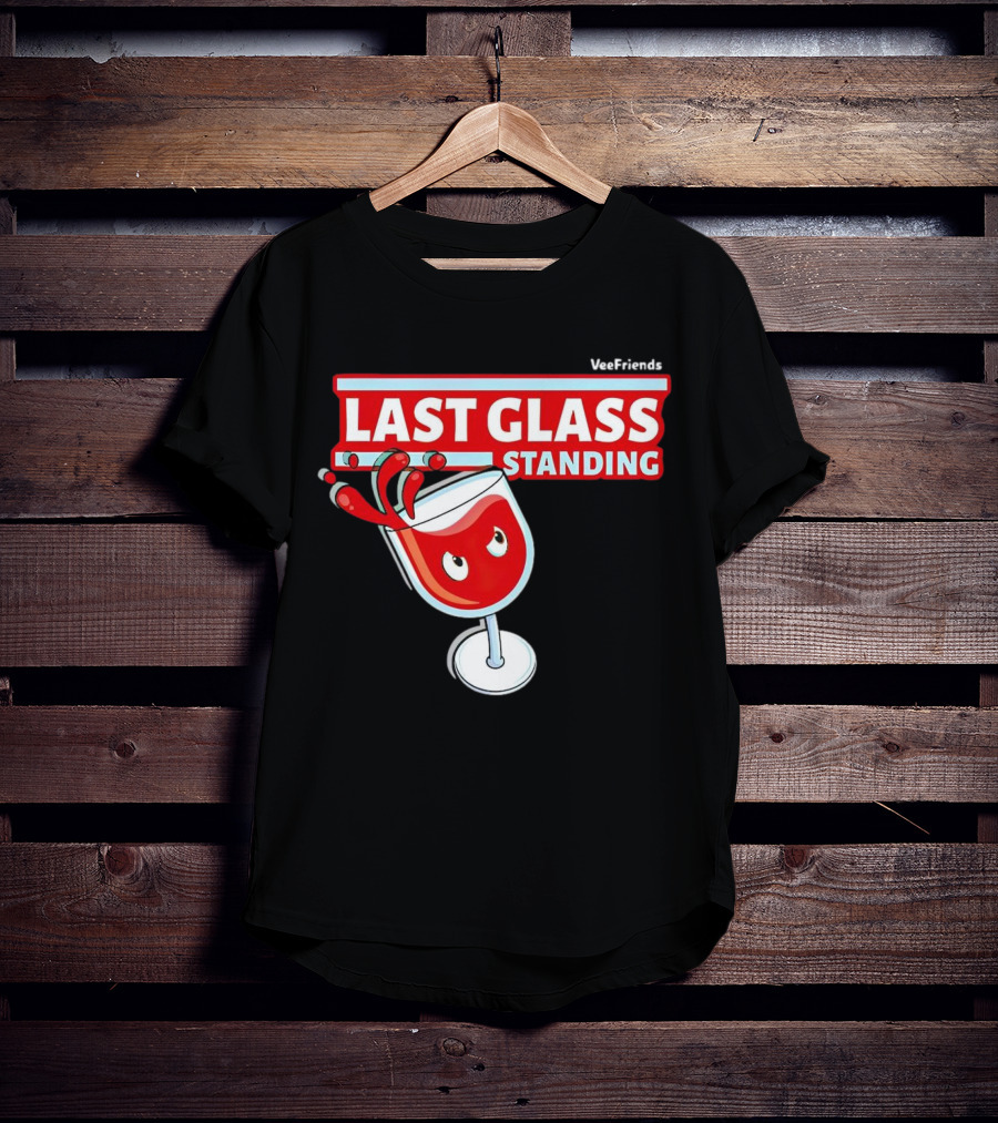 VeeFriends Last Glass Standing Wine Glass Character T-Shirt