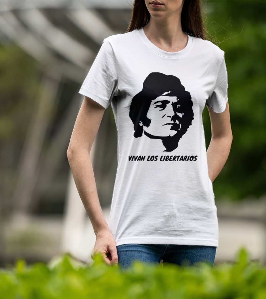 Javier Milei Vivan Los Libertarios Argentina Libertarian Movement T-Shirt