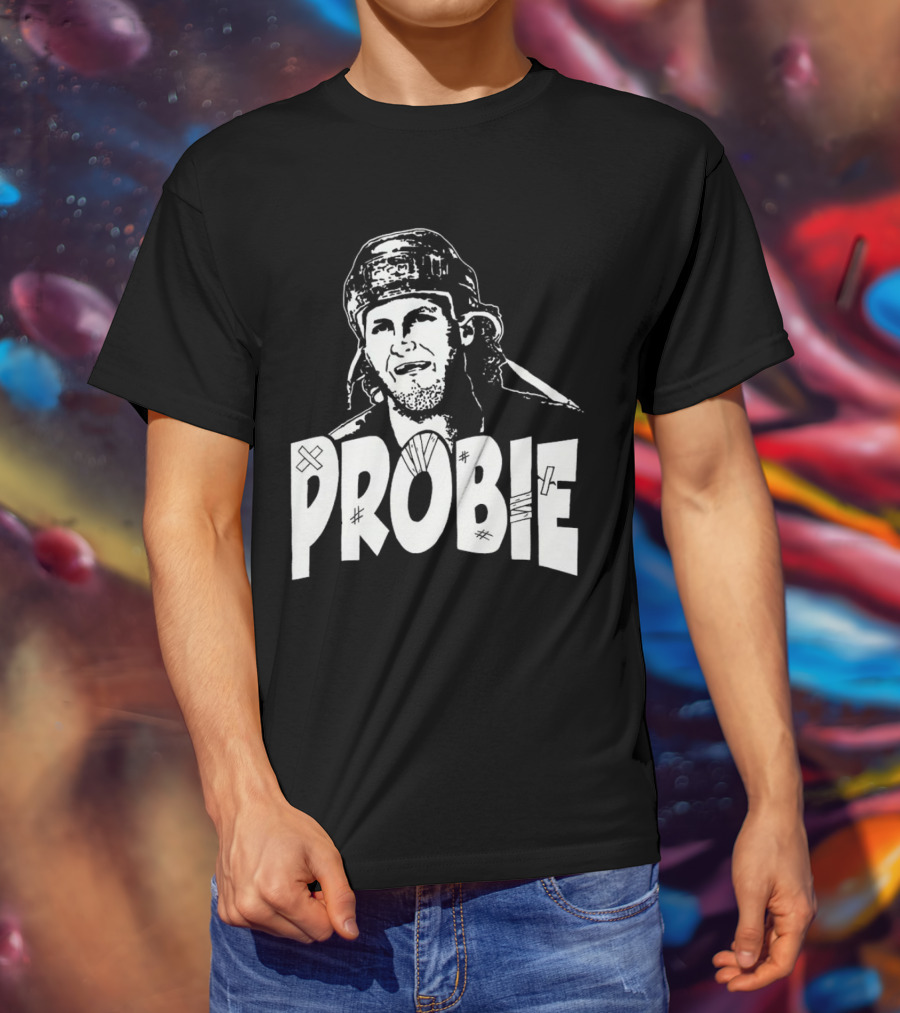Bob Probert Probie Hockey T-Shirt