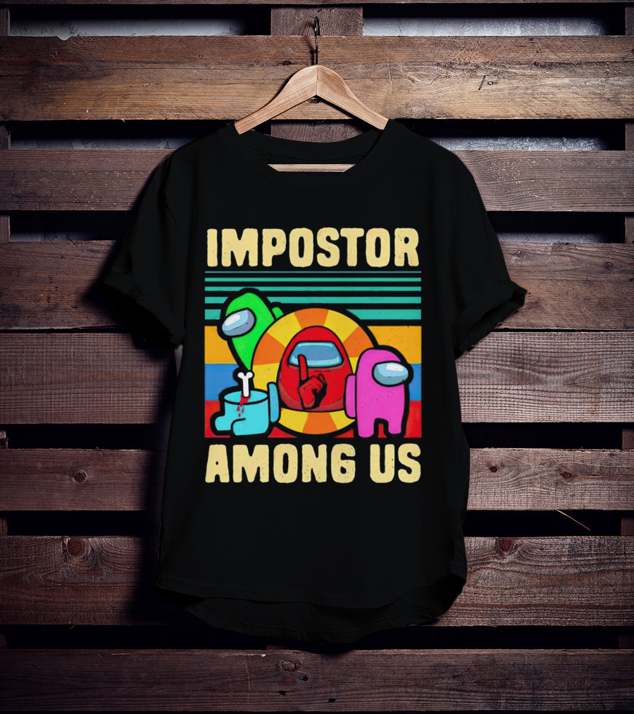 IMPOSTOR AMONG US Retro Crewmate T-Shirt