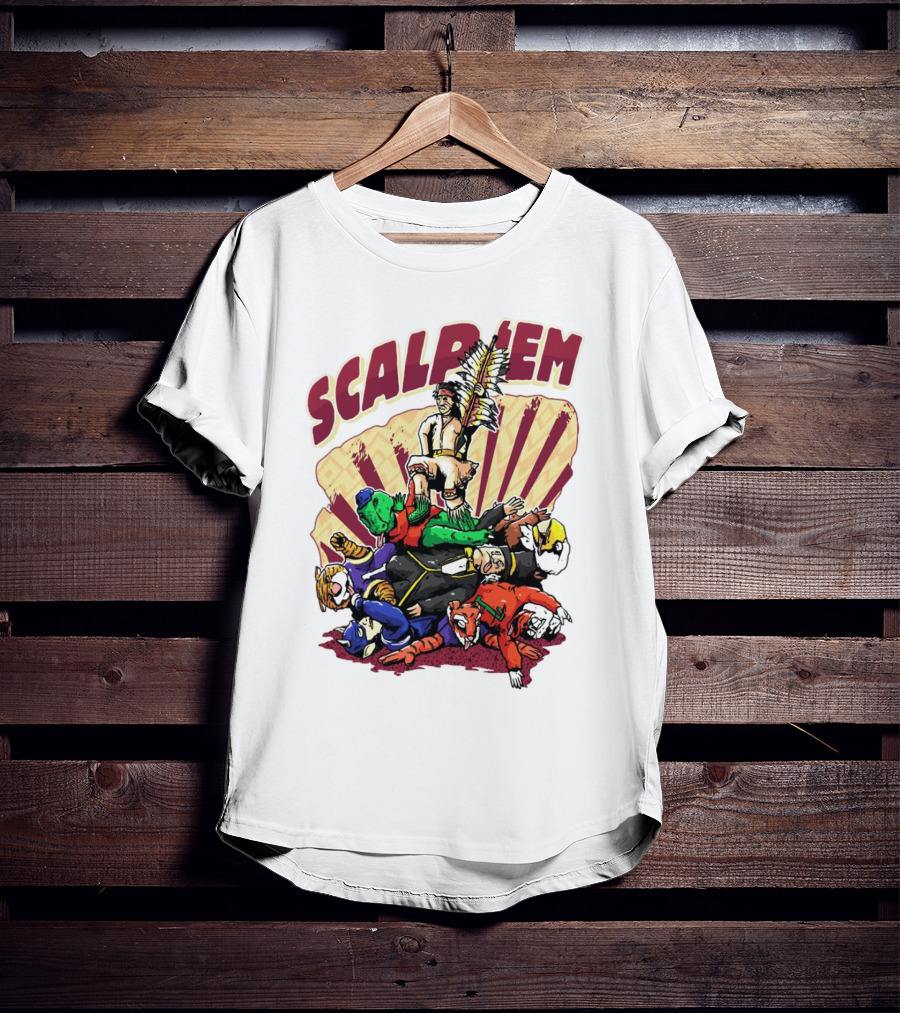 Scalp Em Florida State Seminoles Football Victory Over Rivals T-Shirt