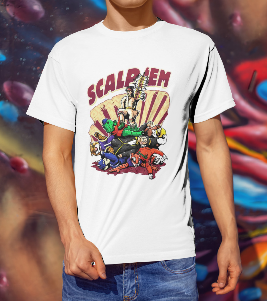 Scalp Em Florida State Seminoles Football Victory Over Rivals T-Shirt