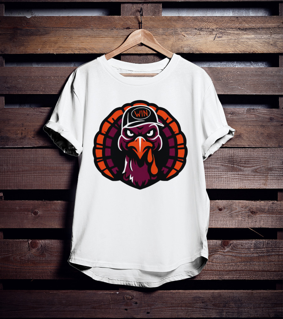 Virginia Tech Hokies Turkey WIN Hat T-Shirt