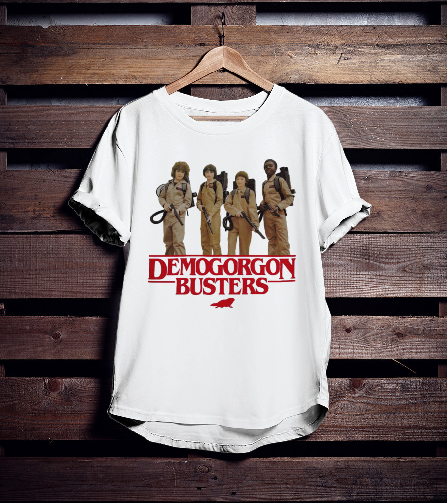 Cleveland Browns Stranger Things Demogorgon Busters Ghostbusters T-Shirt