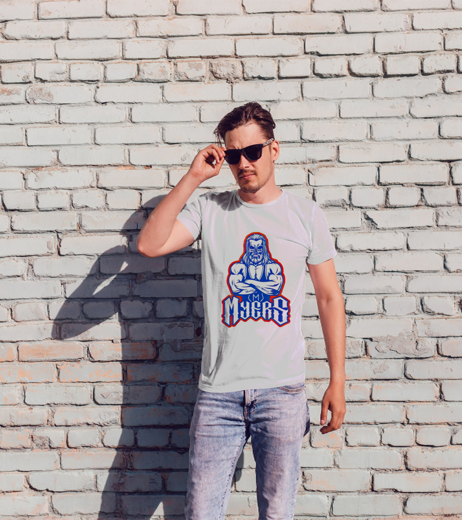 Brian Myers Skull Muscular Icon M Tattoo T-Shirt