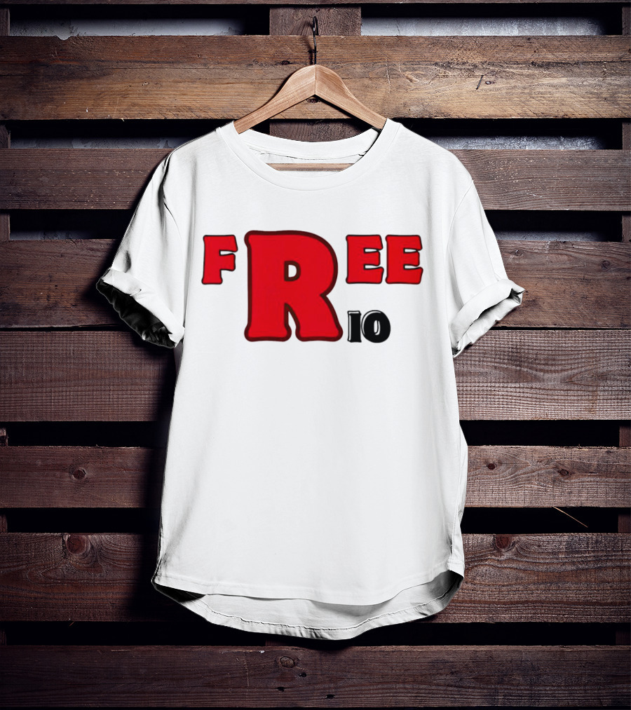 Peeta Mellark Free Rio Da Yung Rose Bold Red Letters T-Shirt