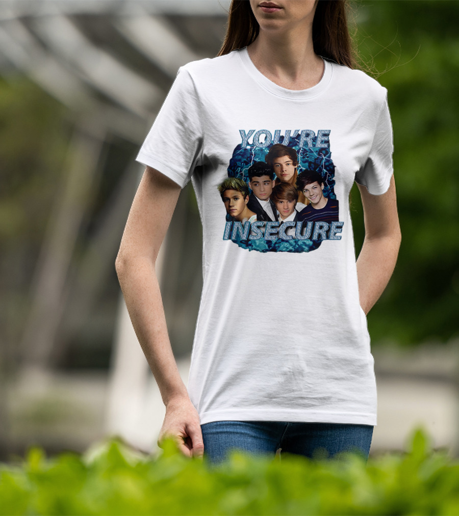 One Direction You're Insecure Lightning Band Members Collage T-Shirt