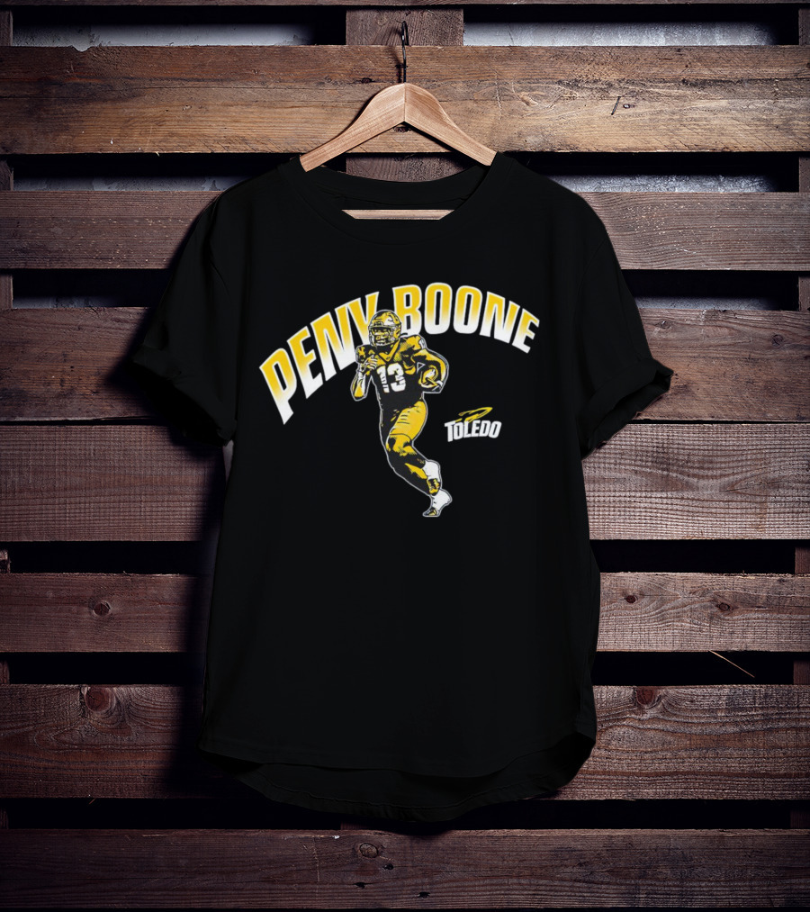 Peny Boone 13 Toledo Rockets Football T-Shirt