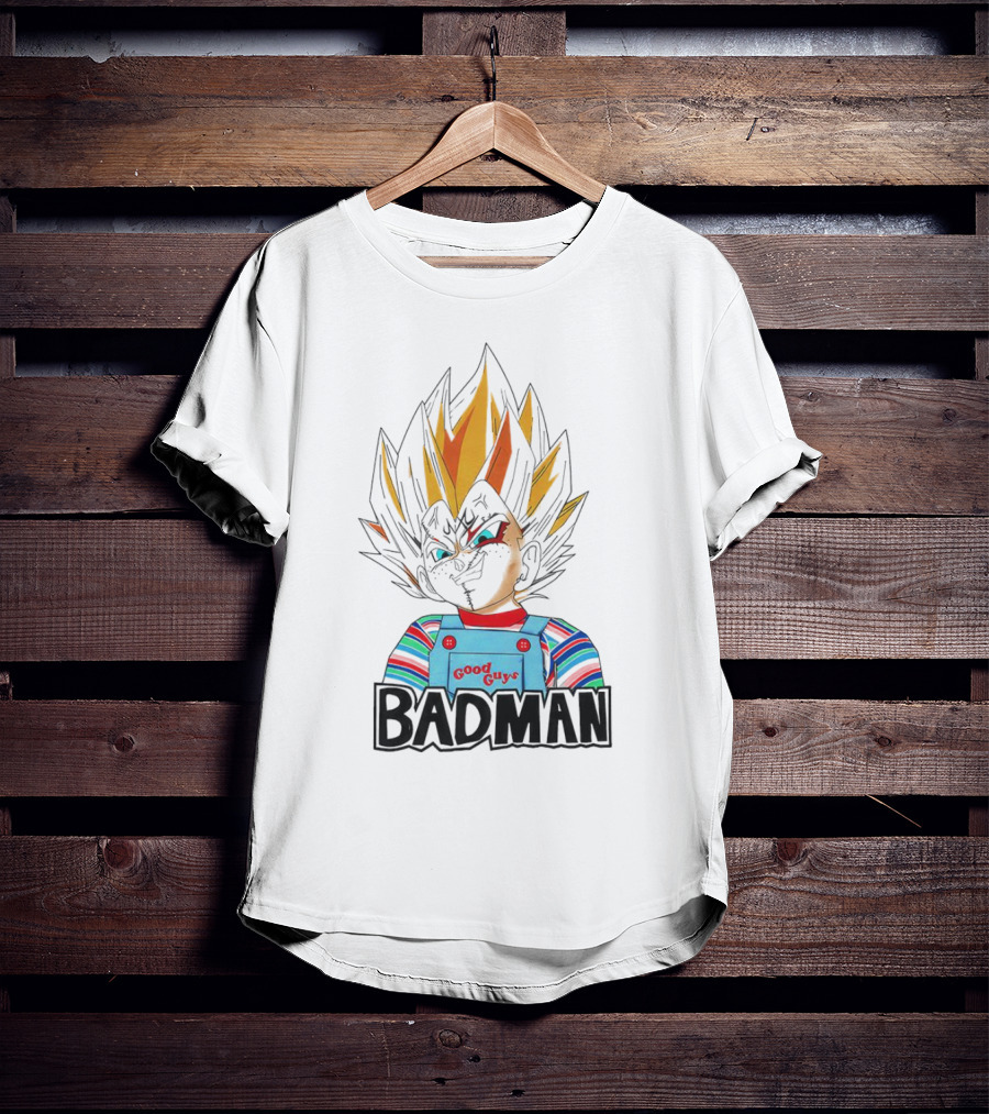 Badman Vegeta Chucky Good Guys Overalls T-Shirt
