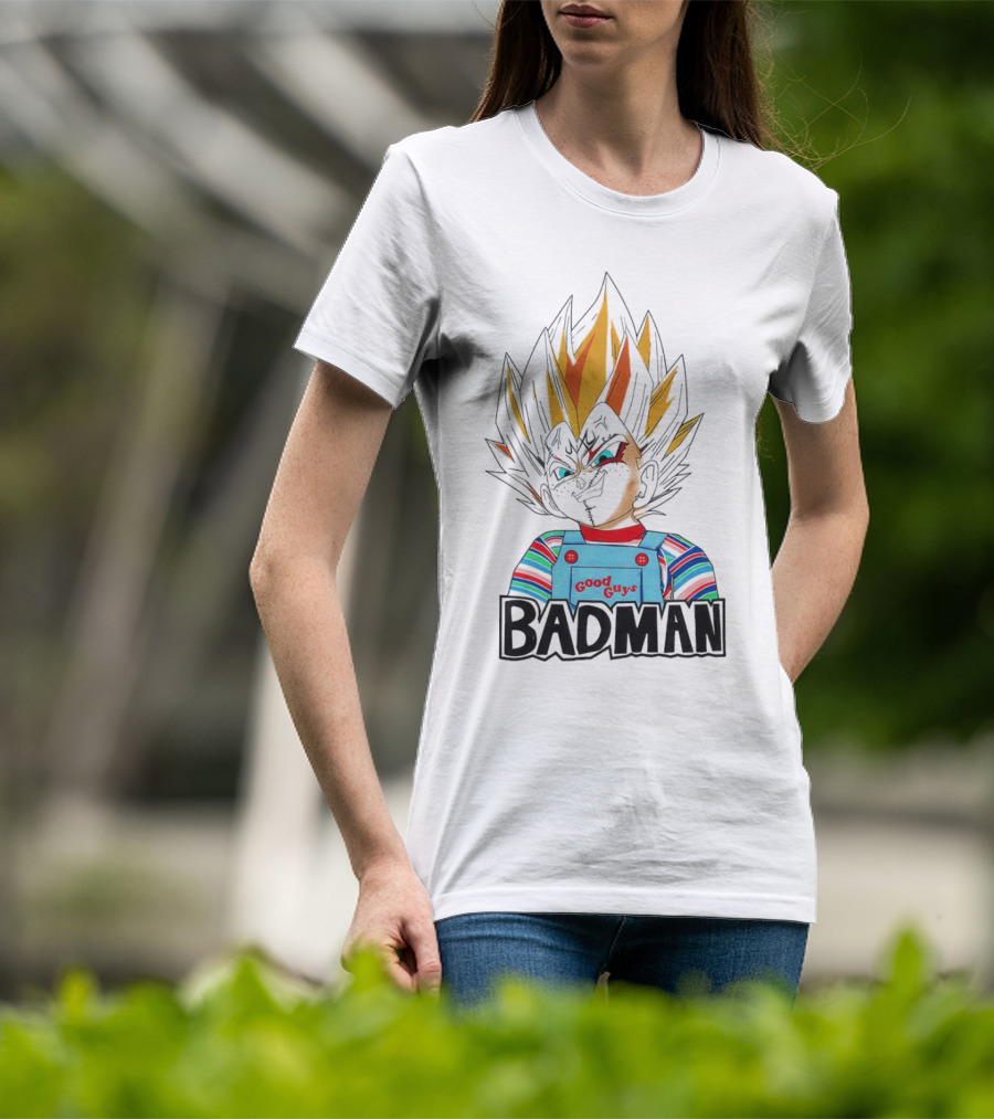 Badman Vegeta Chucky Good Guys Overalls T-Shirt