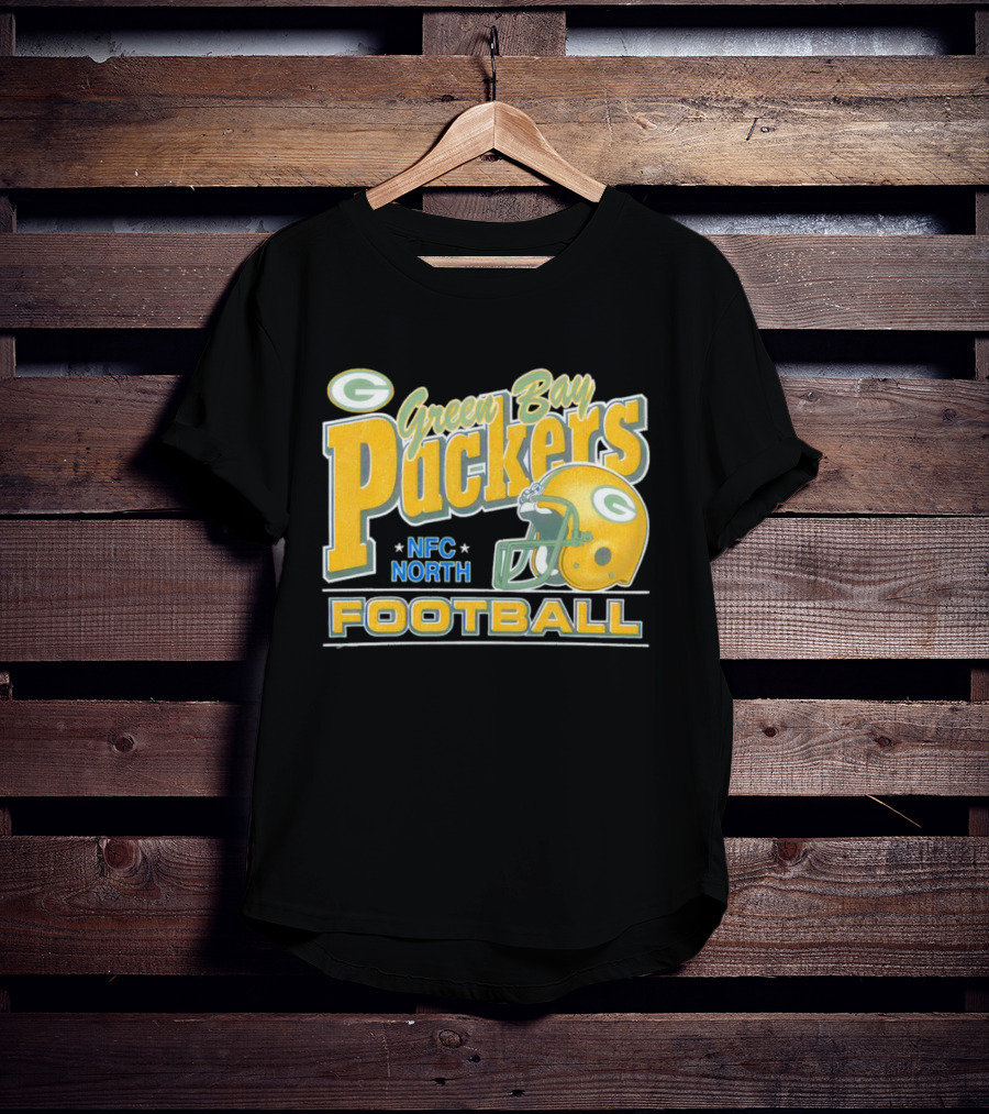 Green Bay Packers NFC North Football Helmet T-Shirt