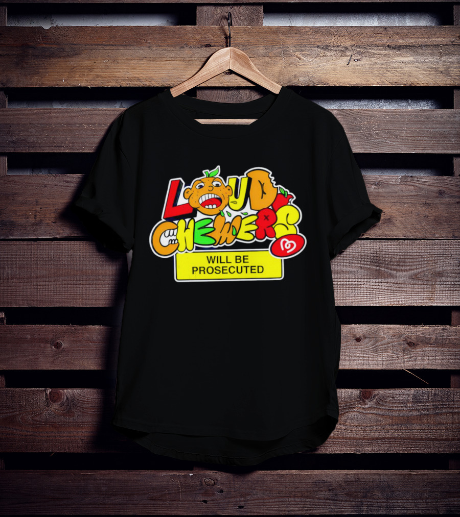 Loud Chewers Will Be Prosecuted Ice Cream Cartoon T-Shirt