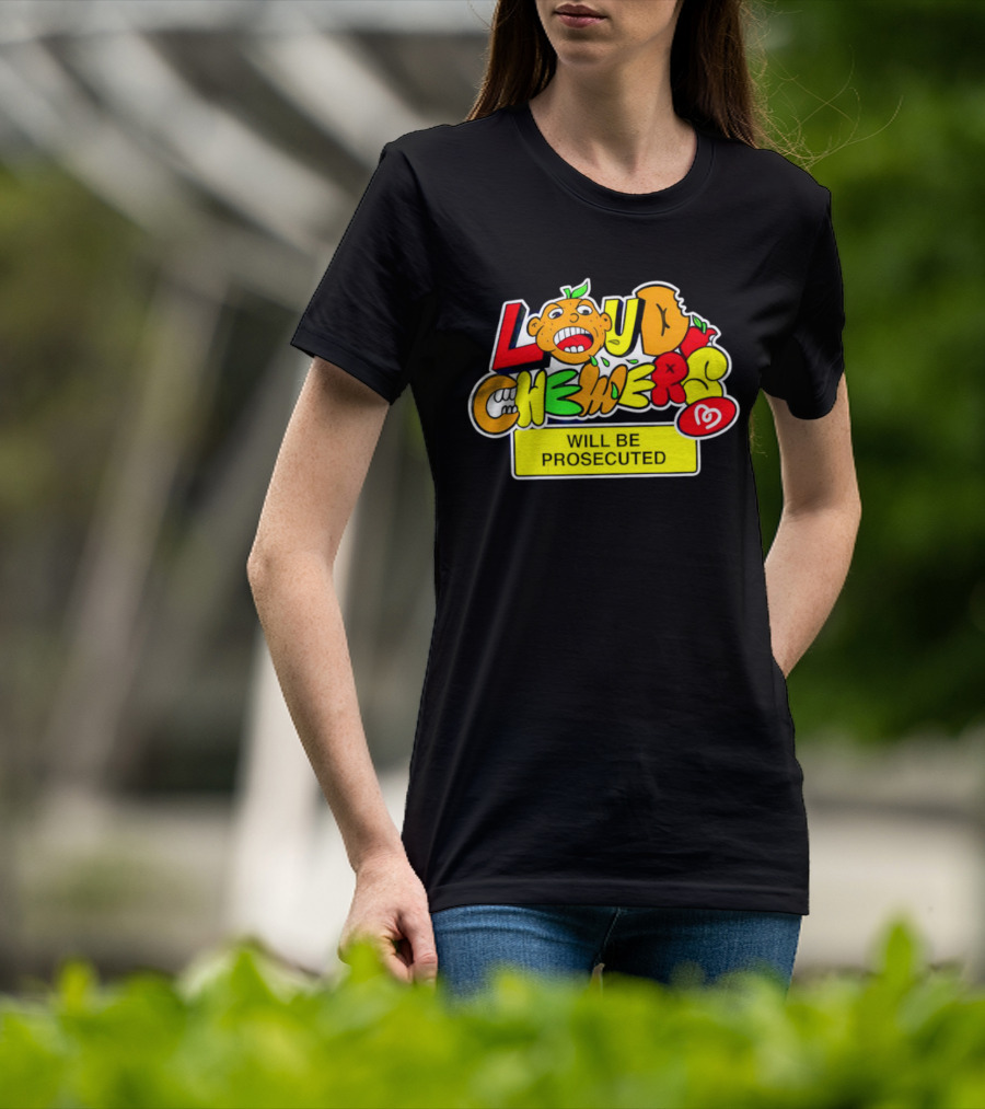 Loud Chewers Will Be Prosecuted Ice Cream Cartoon T-Shirt