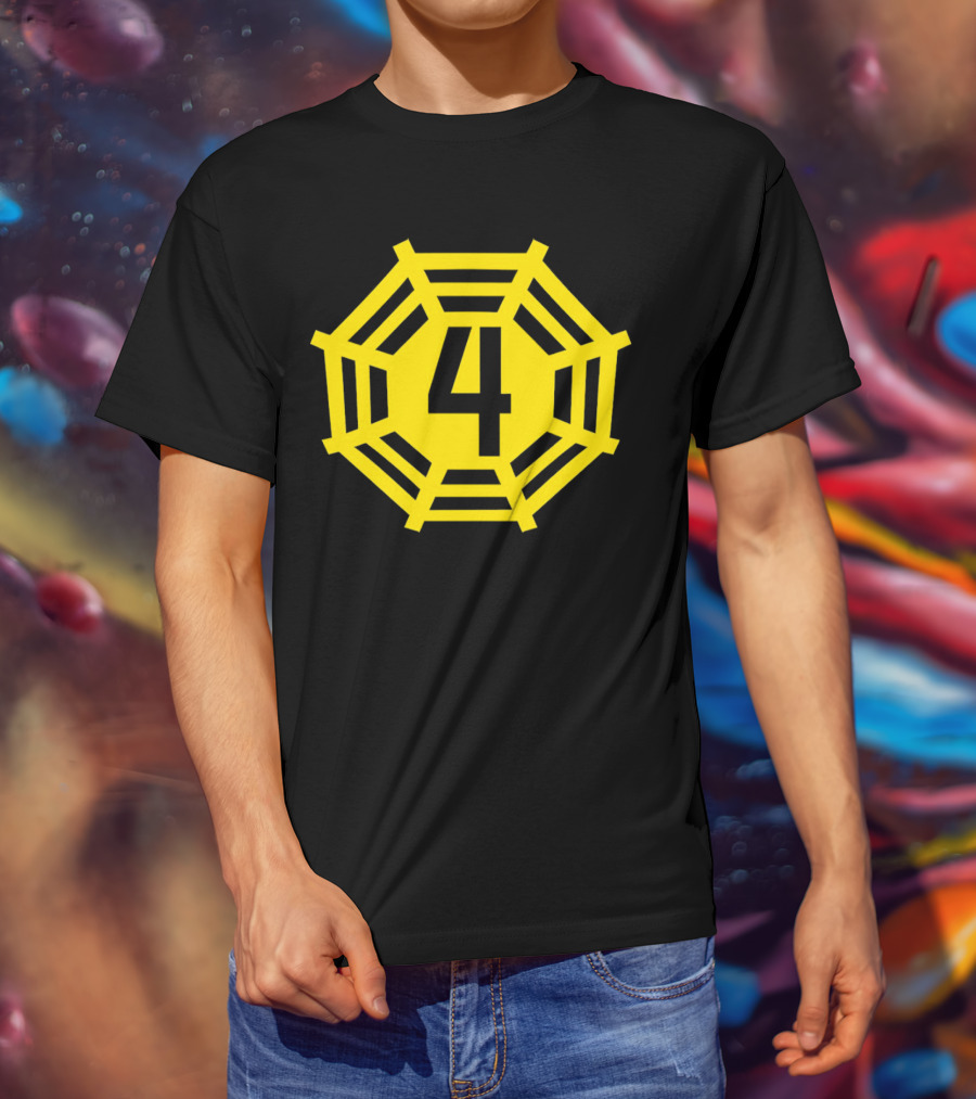 Oregon Ducks Football Number 4 Spence Dharma Initiative T-Shirt