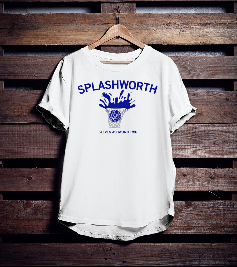 Splashworth Basketball Steven Ashworth Splash Dunk T-Shirt