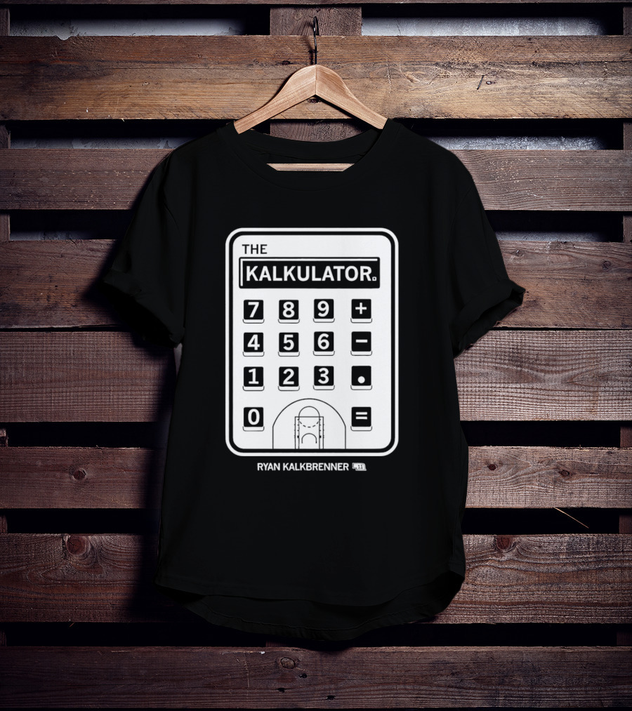 Ryan Kalkbrenner The Kalkulator Basketball Court Number 11 T-Shirt
