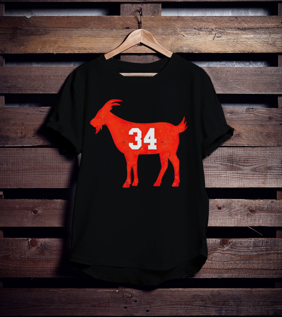 Walter Payton 34 Chicago Bears GOAT T-Shirt