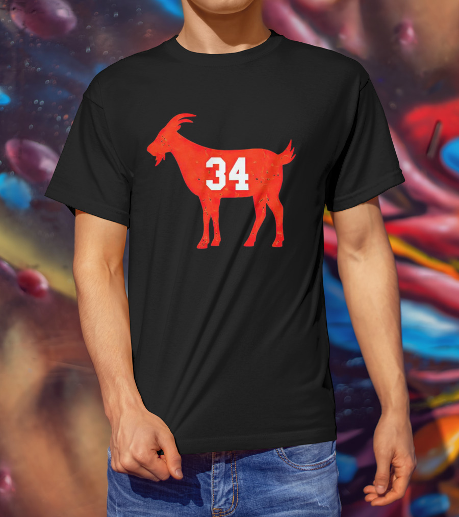 Walter Payton 34 Chicago Bears GOAT T-Shirt