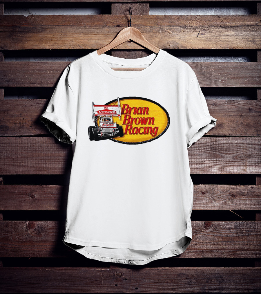 Brian Brown Racing Casey's FVP Sprint Car Racing T-Shirt