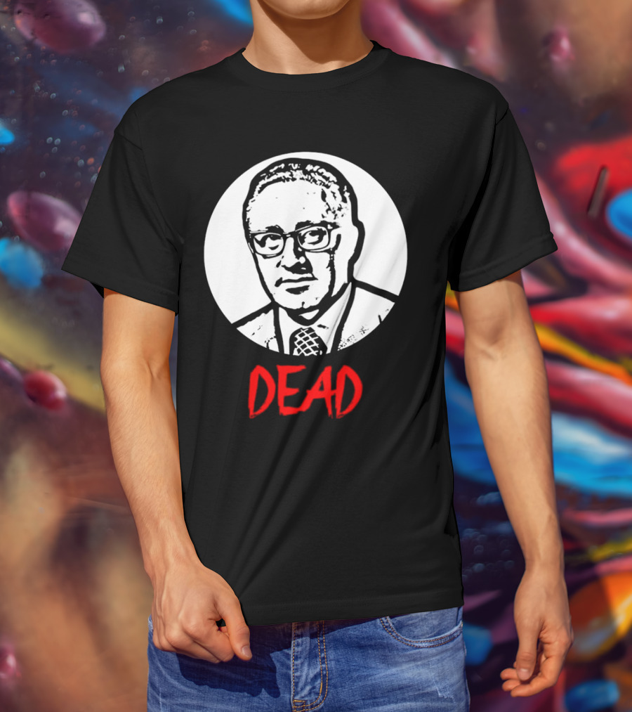 Henry Kissinger Dead Black And White T-Shirt