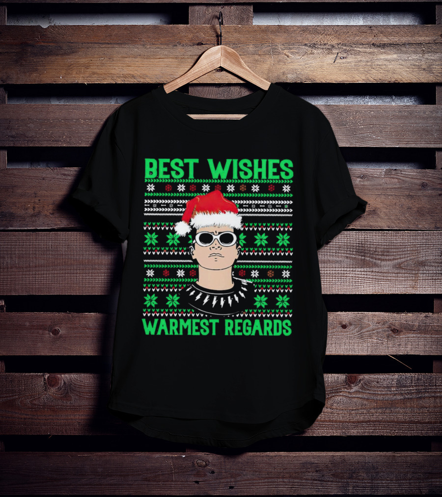 Best Wishes Warmest Regards David Rose Christmas T-Shirt