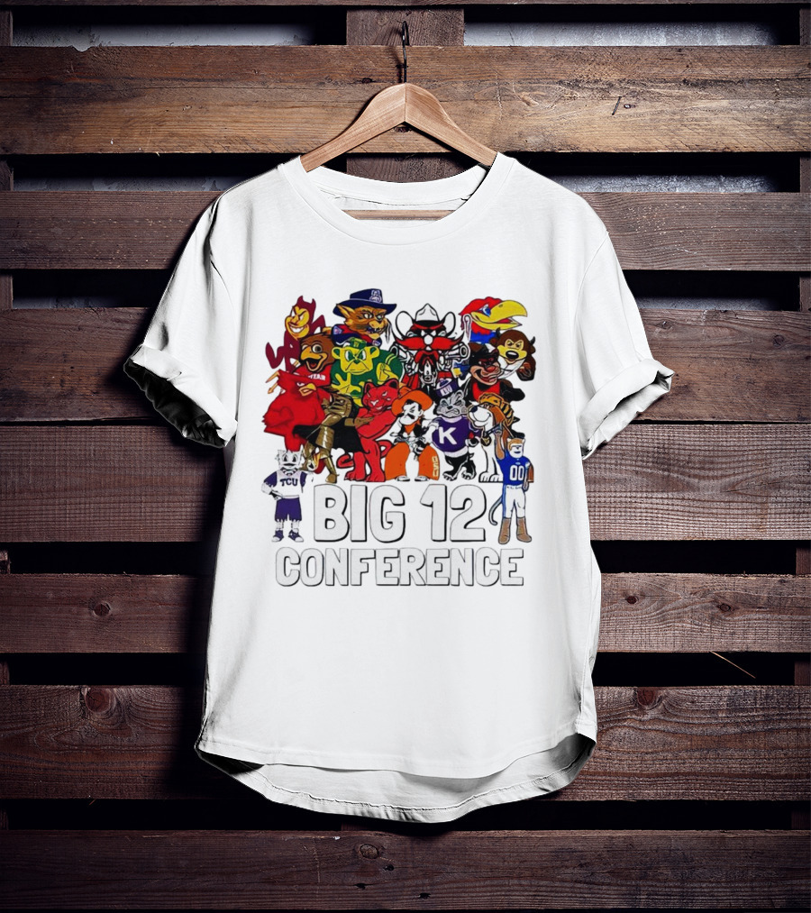 Big 12 Conference Football Mascots Collection T-Shirt