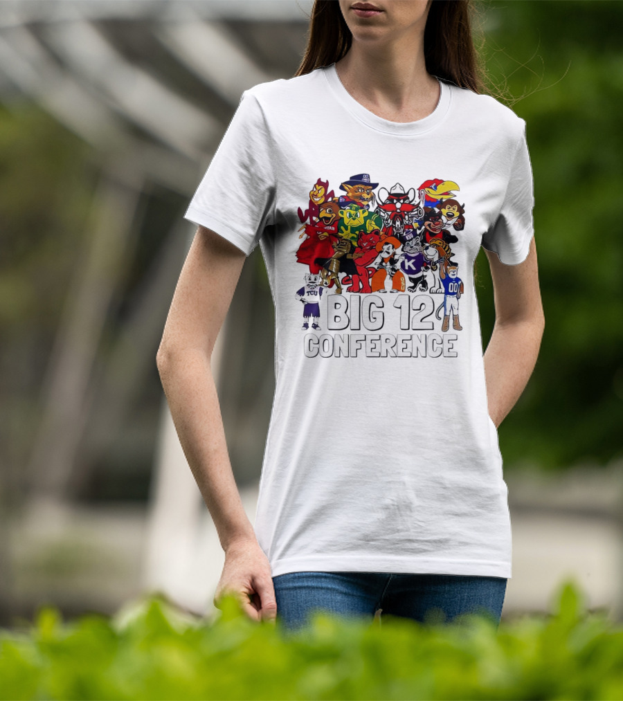 Big 12 Conference Football Mascots Collection T-Shirt