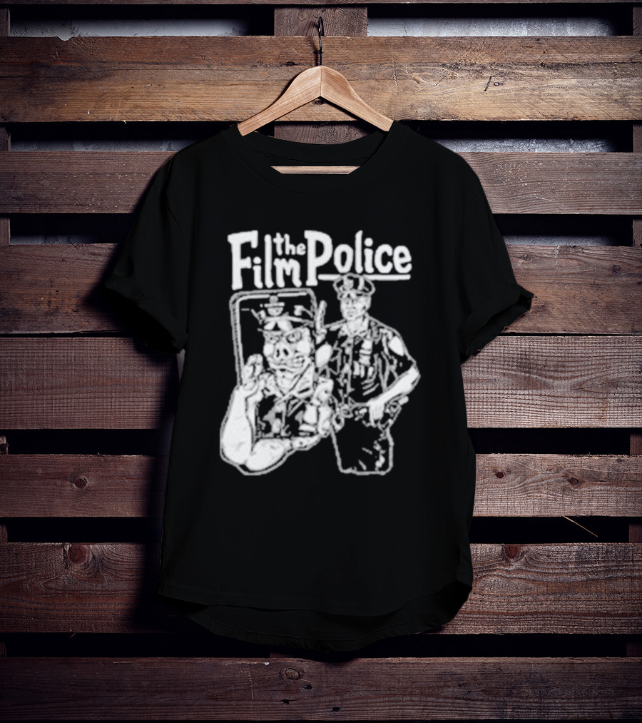 Punkwithacamera Film The Police Olafh Ace Officer Sketch T-Shirt