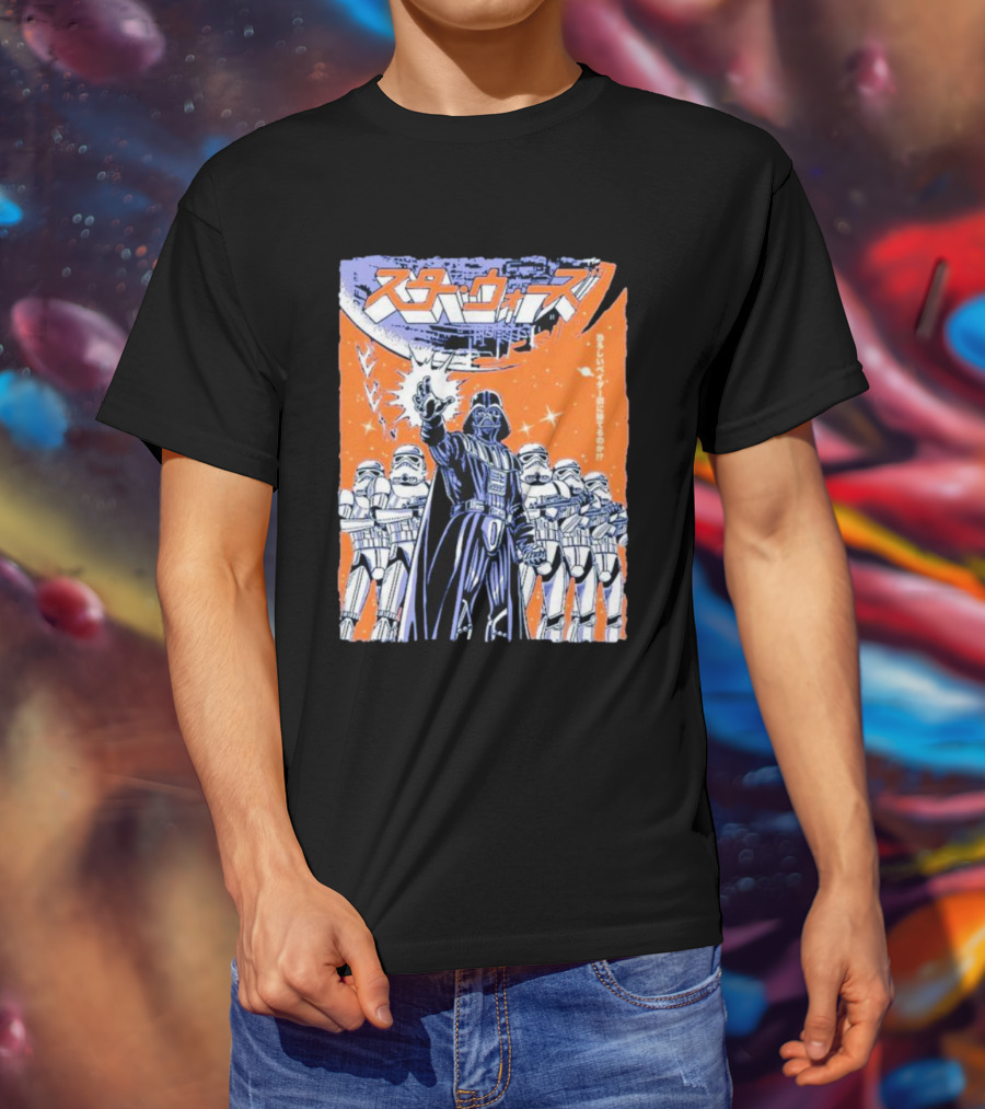 Vader Star Wars Japanese Stormtrooper Ensemble T-Shirt