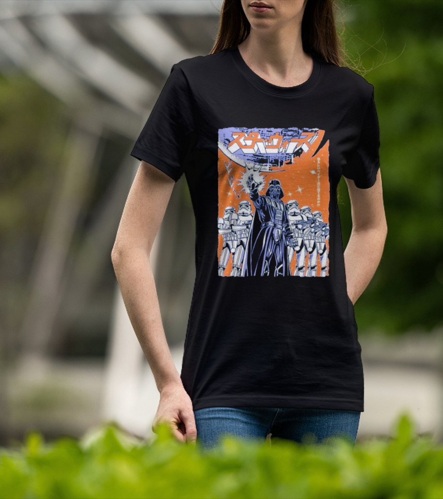 Vader Star Wars Japanese Stormtrooper Ensemble T-Shirt