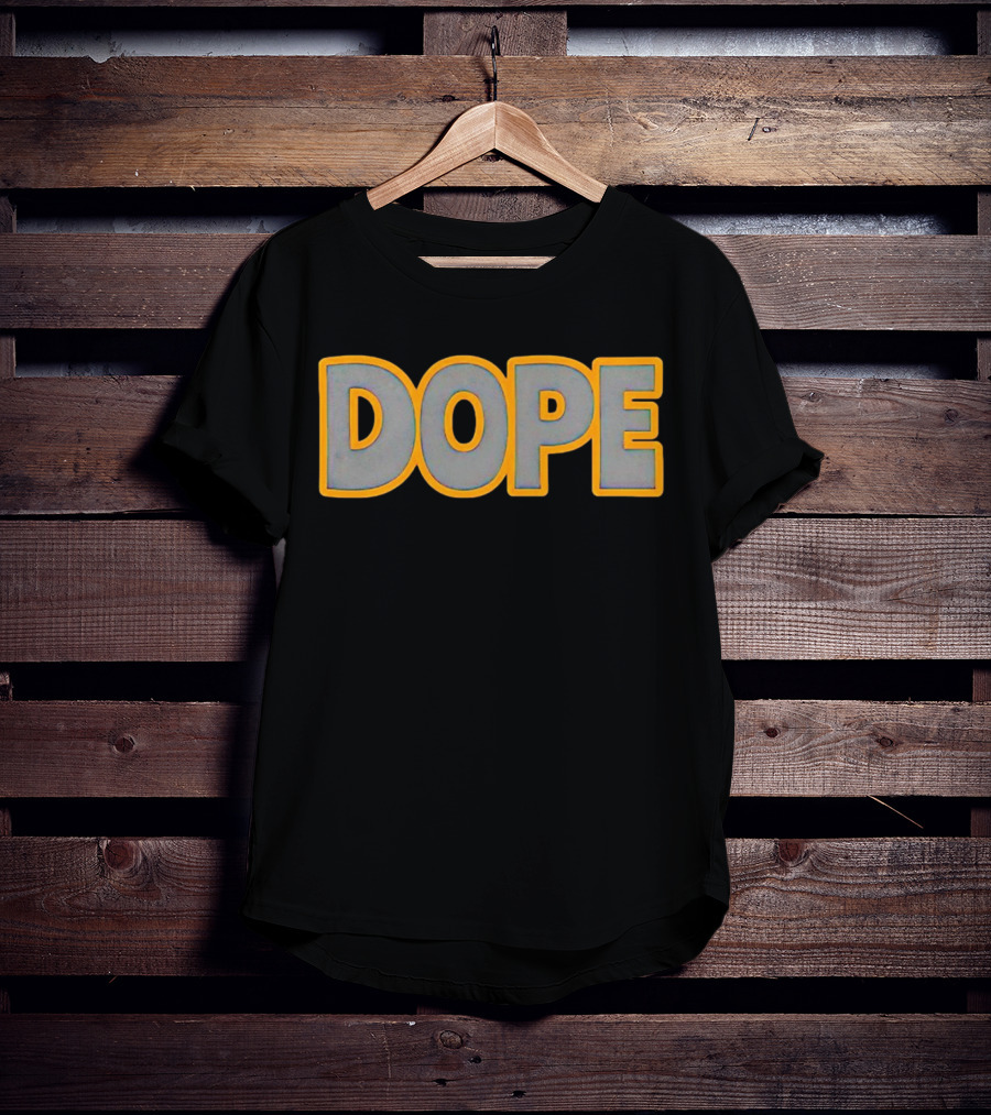 John Felix Dope Bold Yellow Outline T-Shirt