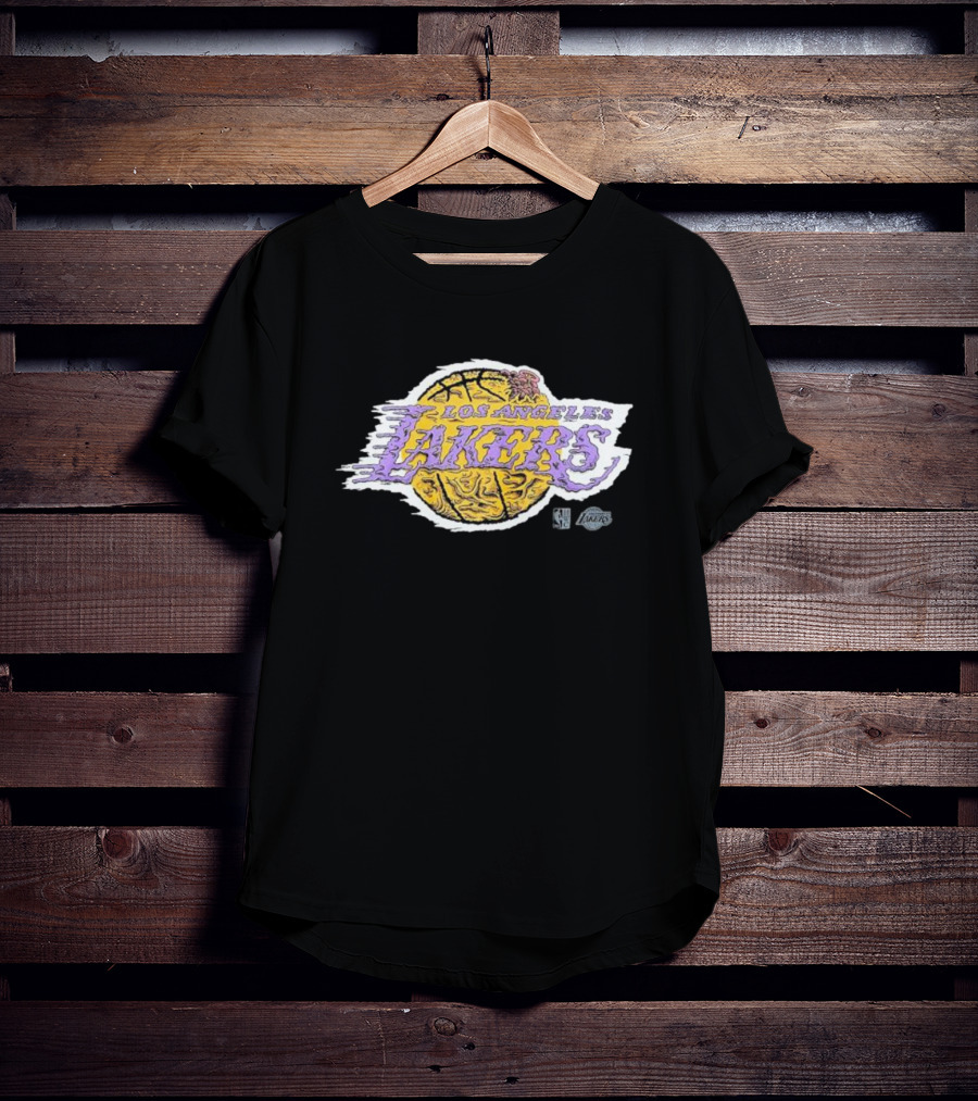 Los Angeles Lakers NBA Basketball Logo Deconstructed T-Shirt