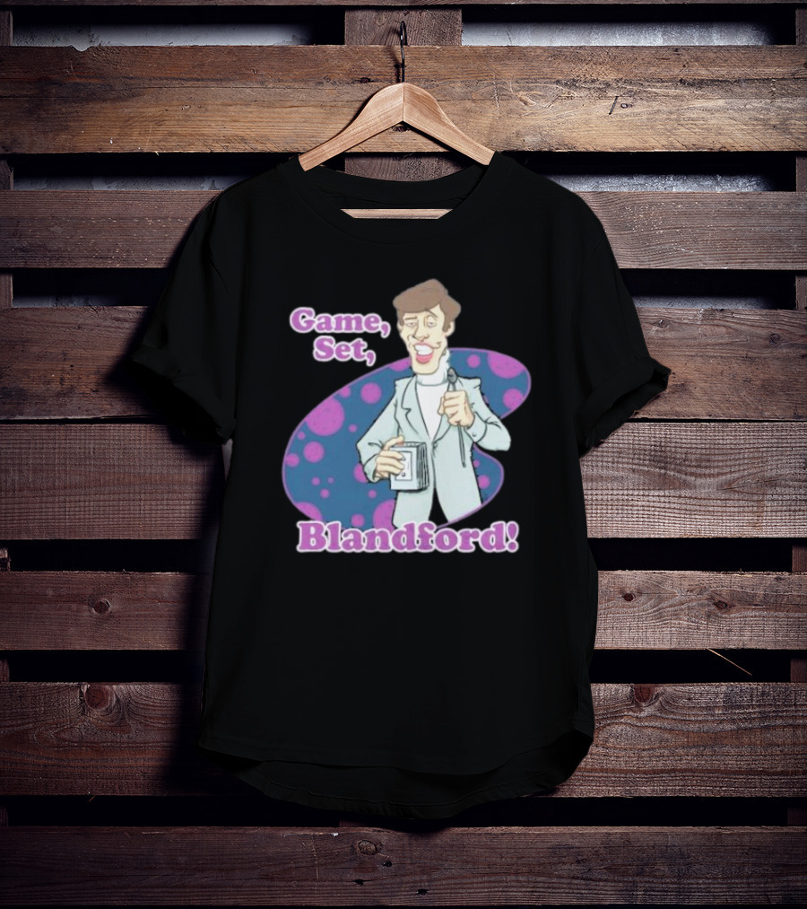 Game Set Blandford Comedy Microphone T-Shirt
