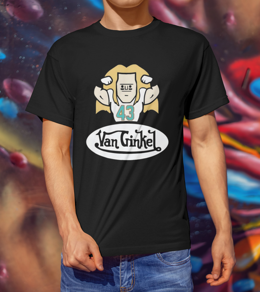 Van Ginkel 43 Cartoon Character With Muscles T-Shirt