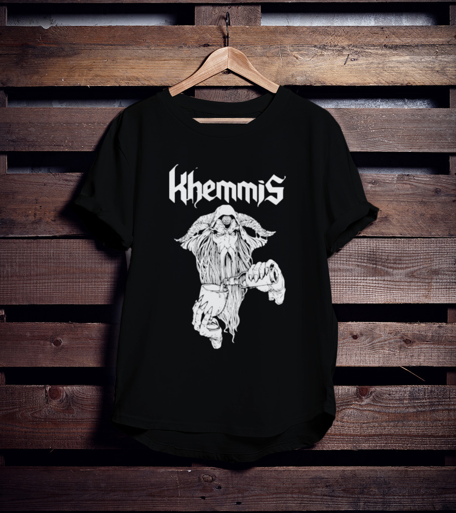 Khemmis Beer Wizard Goat-Pouring T-Shirt