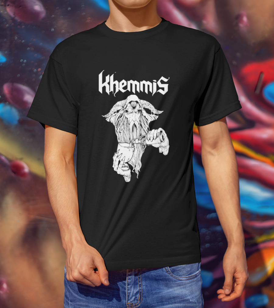 Khemmis Beer Wizard Goat-Pouring T-Shirt