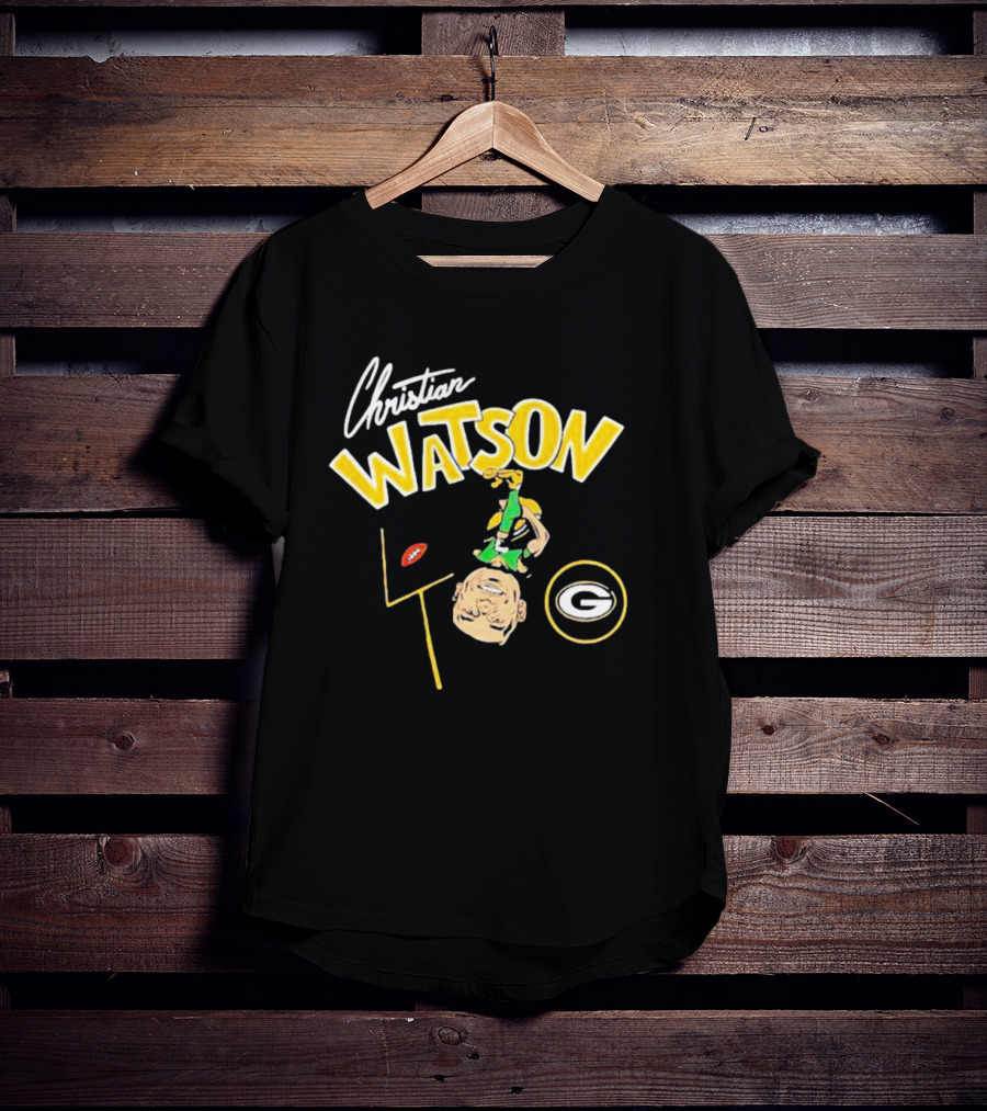 Christian Watson Green Bay Packers Football Comic T-Shirt