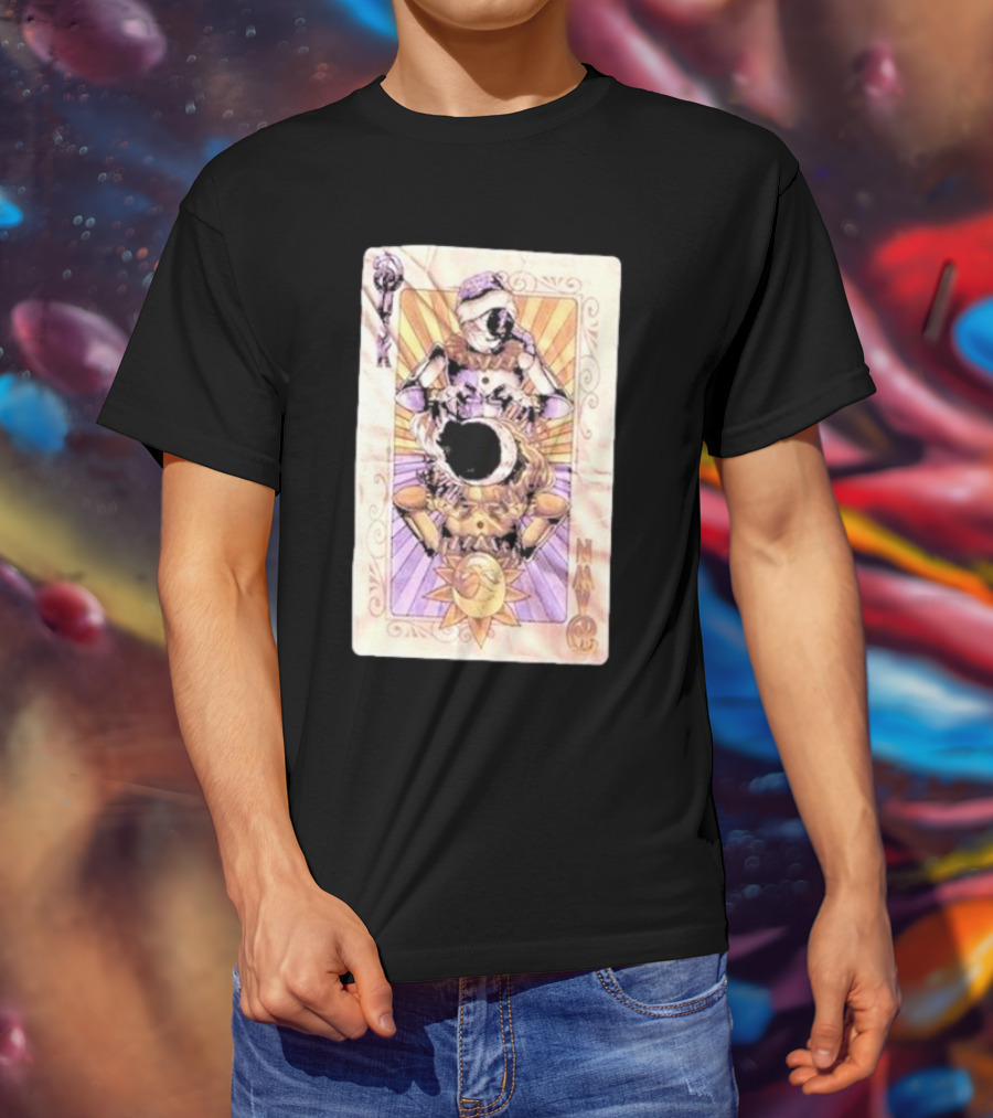 Five Nights At Freddy’s Security Breach Sun And Moon Tarot Card T-Shirt