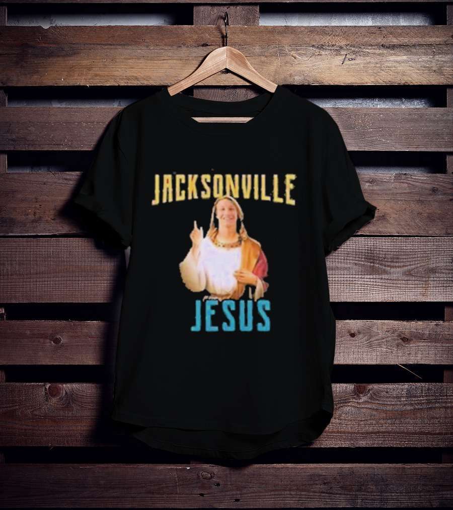 Jacksonville Jesus Iconic Concept With Humor And Nostalgia T-Shirt