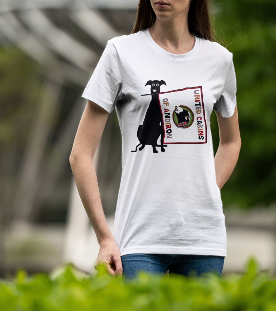 United Cabins Of Andiron Dog Flag T-Shirt