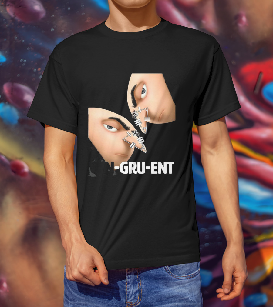 Felonious Gru CON-GRU-ENT Reflection Geometric Parallels T-Shirt