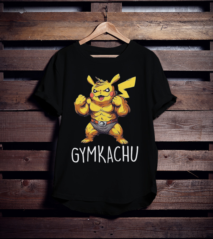 Gymkachu Buff Pikachu T-Shirt