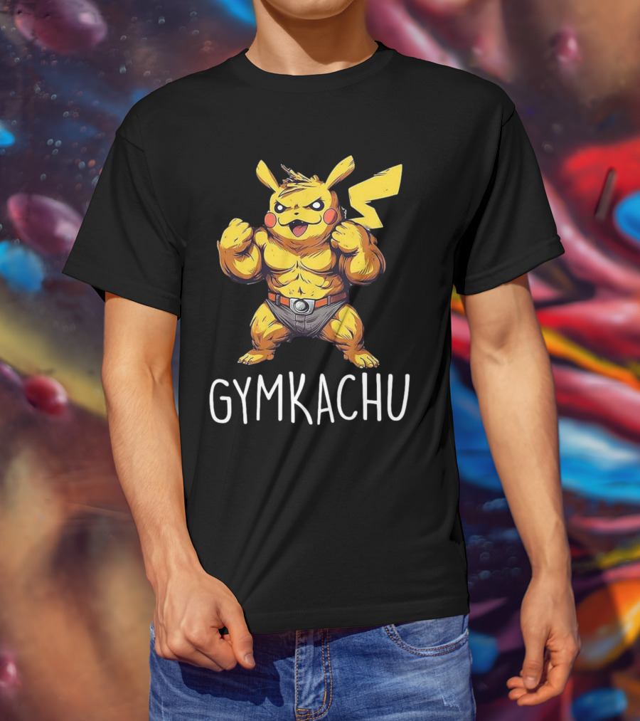Gymkachu Buff Pikachu T-Shirt