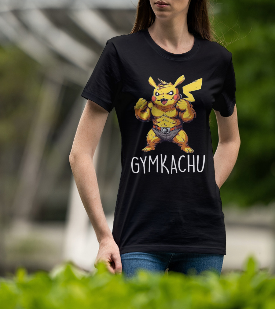 Gymkachu Buff Pikachu T-Shirt