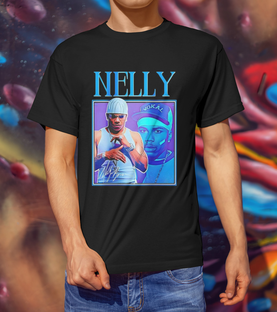 Nelly Vokal Hat And Iconic Signature T-Shirt